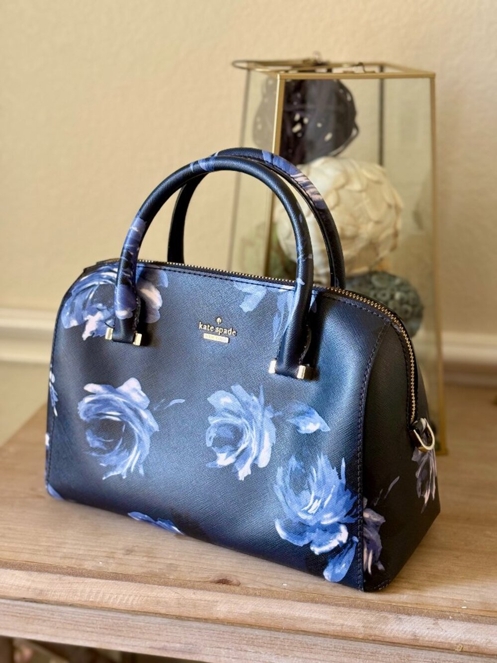 Kate Spade | Cameron Street Lottie Satchel Crossbody in Briar Lane Navy Blue